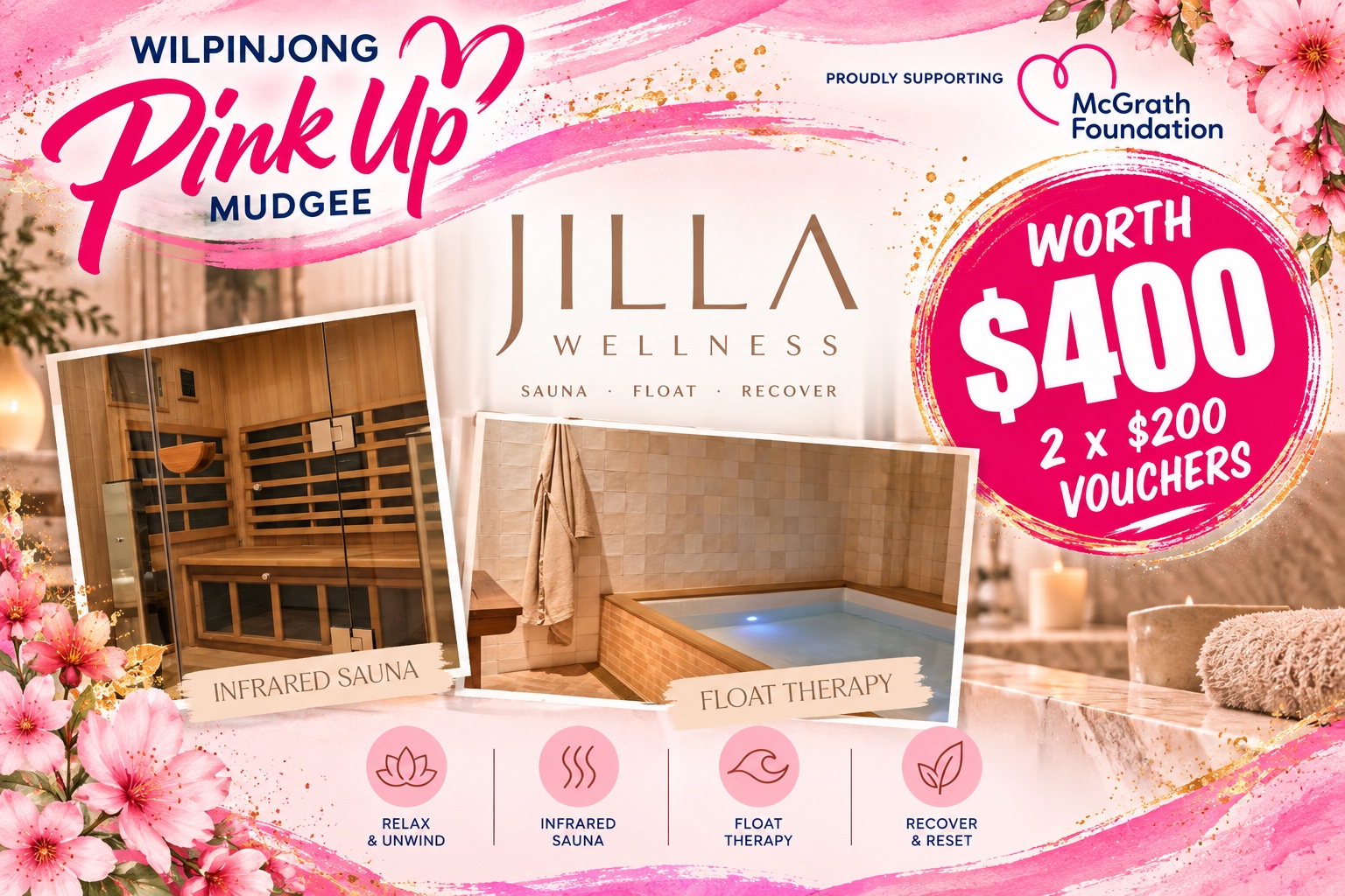 Jilla Wellness two $200 vouchers